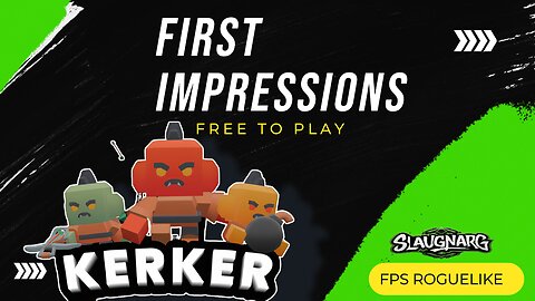 KerKer: Roguelike Dungeon Crawler FPS - First Impressions
