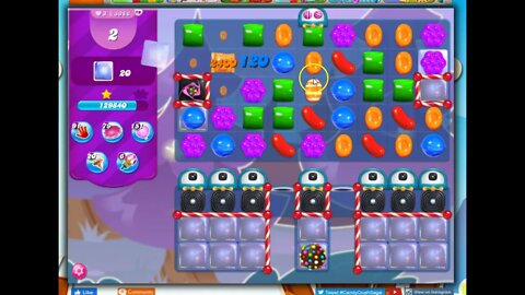 Candy Crush Level 3686 Talkthrough, 22 Moves 0 Boosters