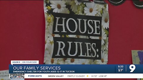 'Our Family Services' providing emergency shelter for youth in Southern Arizona