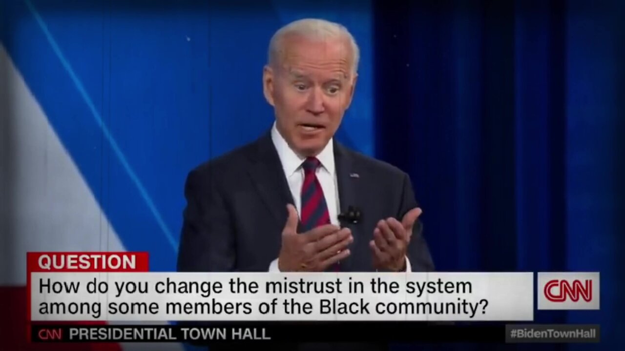 When Joe Biden said "we gotta get people to the point where they trust government" + Kamala Harris