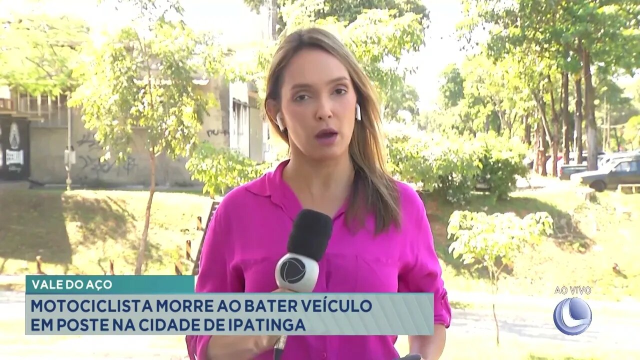 Vale do Aço: motociclista morre ao bater veículo em poste na cidade de Ipatinga