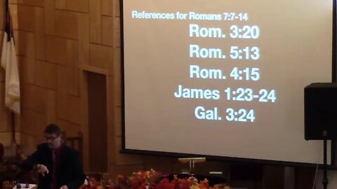 "End of Romans 7:5-6, Start of Romans 7:7-14" 09/19/2021 Sunday School