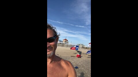 Texas beach cleanup￼
