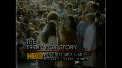 THE TERRY FOX STORY - HBO Promo (1988) [#thriftrips #VHSRIP #theVHSinspector]