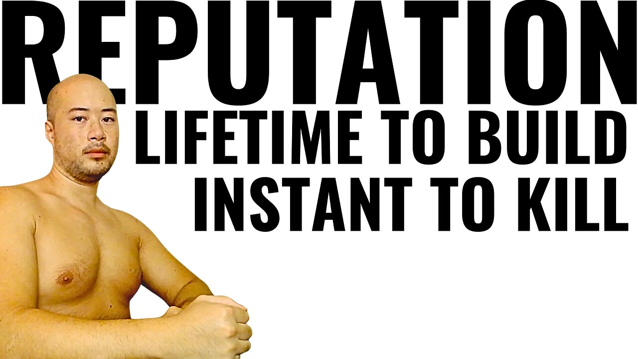 A Lifetime To Build Your Image, Seconds To Tear It Down