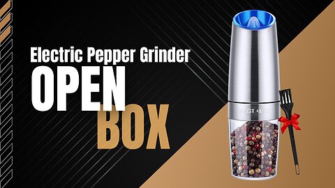 Open Box - Electric Pepper Grinder
