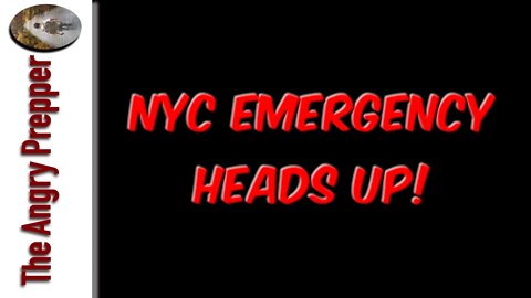 NYC Emergency Heads Up