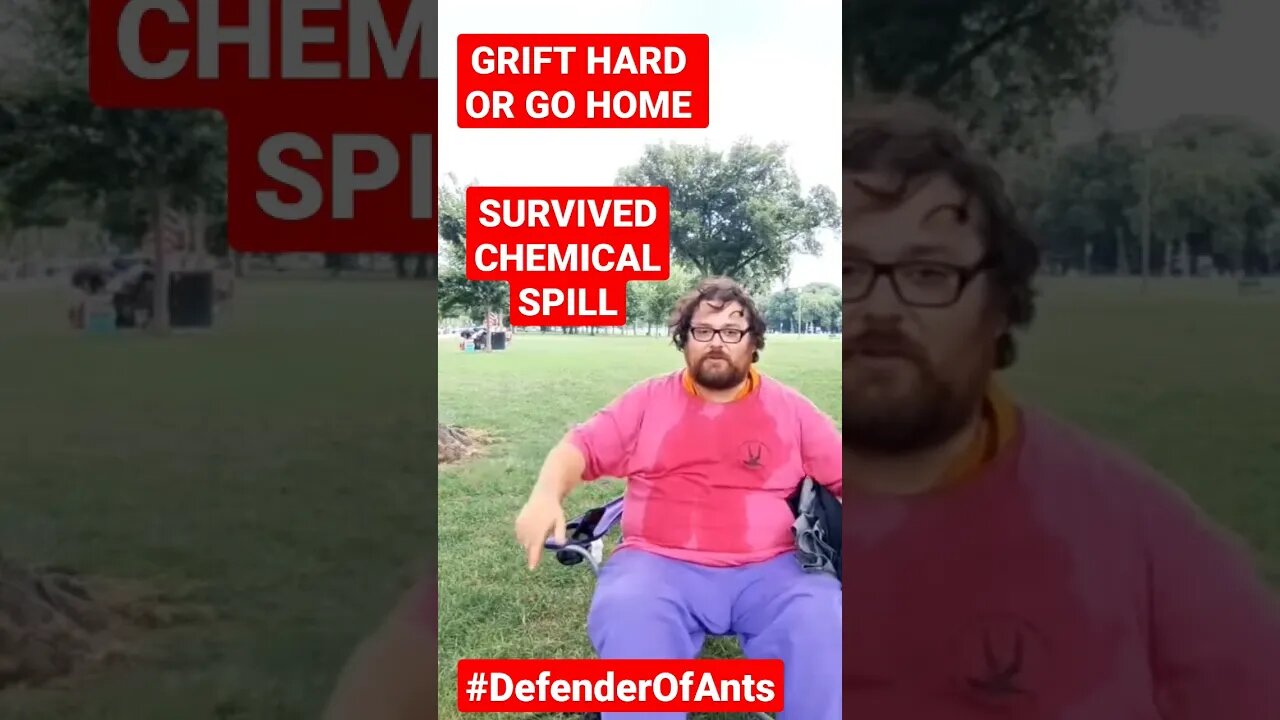 Meet a man who survived a chemical attack