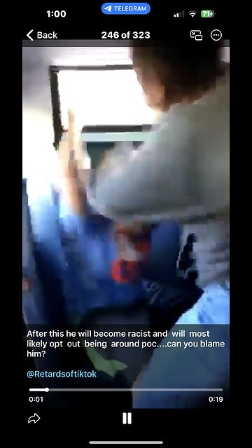 UNACCEPTABLE BLACK ON WHITE VIOLENT RACISM