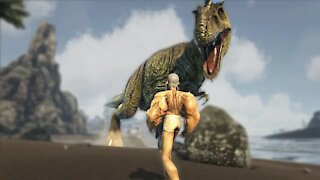 When your a beach noob in Ark... [Cinematic]