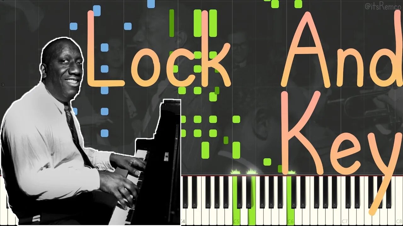 James P. Johnson - Lock And Key 1927 (Stride Piano Synthesia)