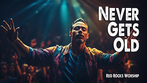 Never Gets Old | Red Rocks Worship (Feat. Kory Miller) (Worship Lyric Video)