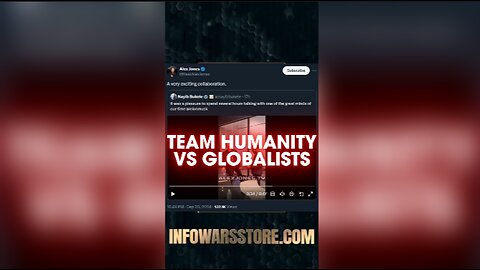 Elon Musk & Bukele Are Fighting For Team Humanity - Alex Jones on X