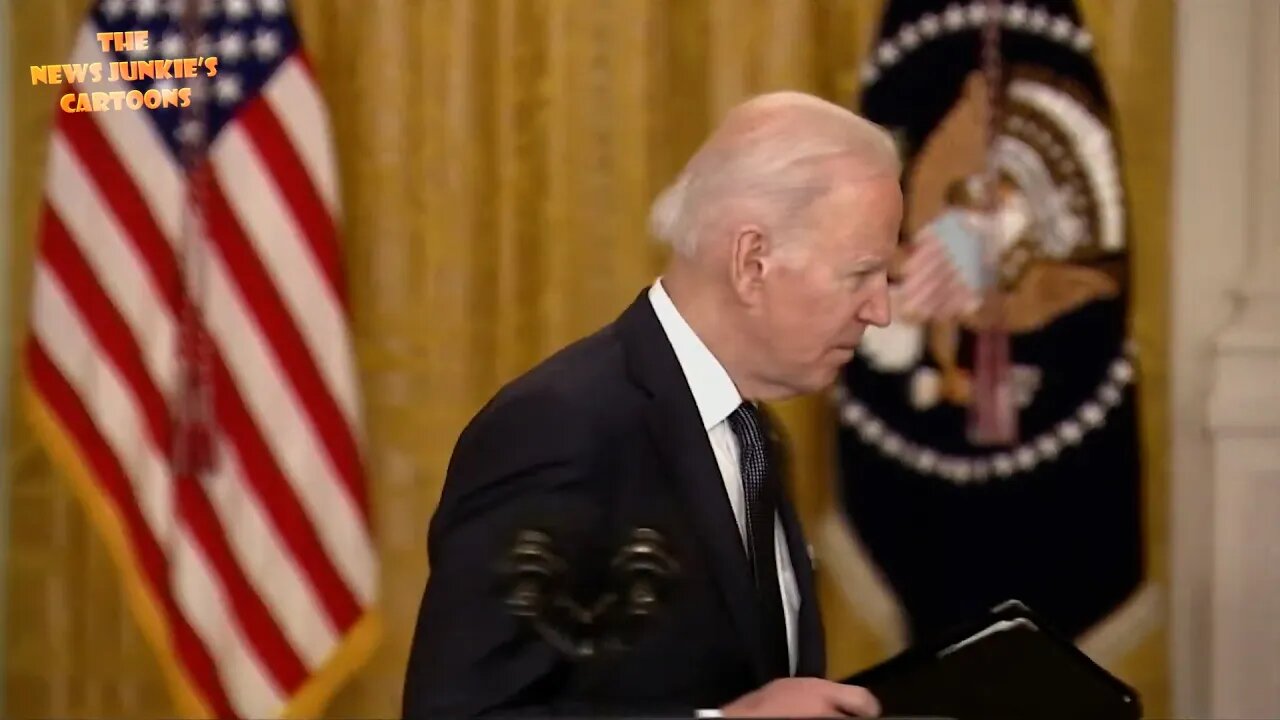 As usual Biden walks away ignoring shouted questions from reporters on Russia/Ukraine crisis.