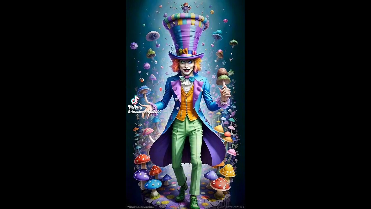 The Mad Hatter #Trippy #Techno #Visual #TheMadHatter