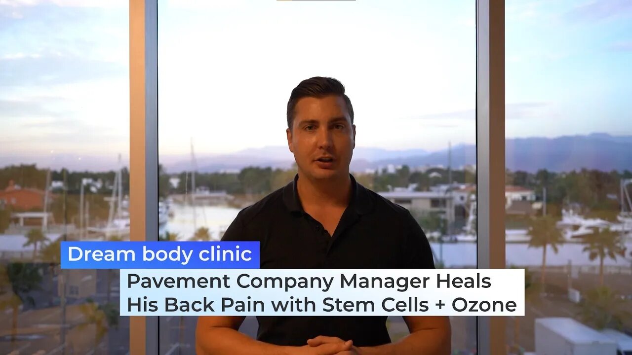 Pavement Company Manager Heals His Back Pain with Stem Cells + Ozone