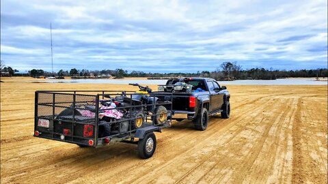 We had the WHOLE PARK to ourselves! - Busco Beach ATV Park