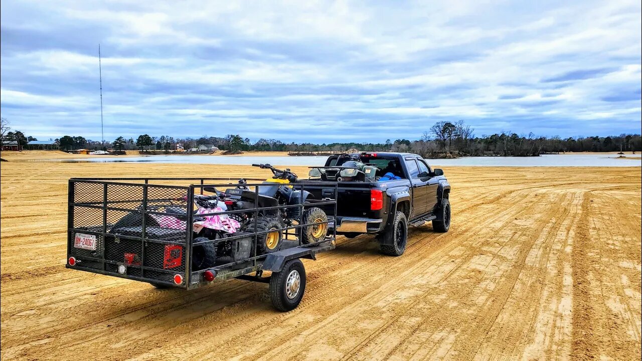 We had the WHOLE PARK to ourselves! - Busco Beach ATV Park