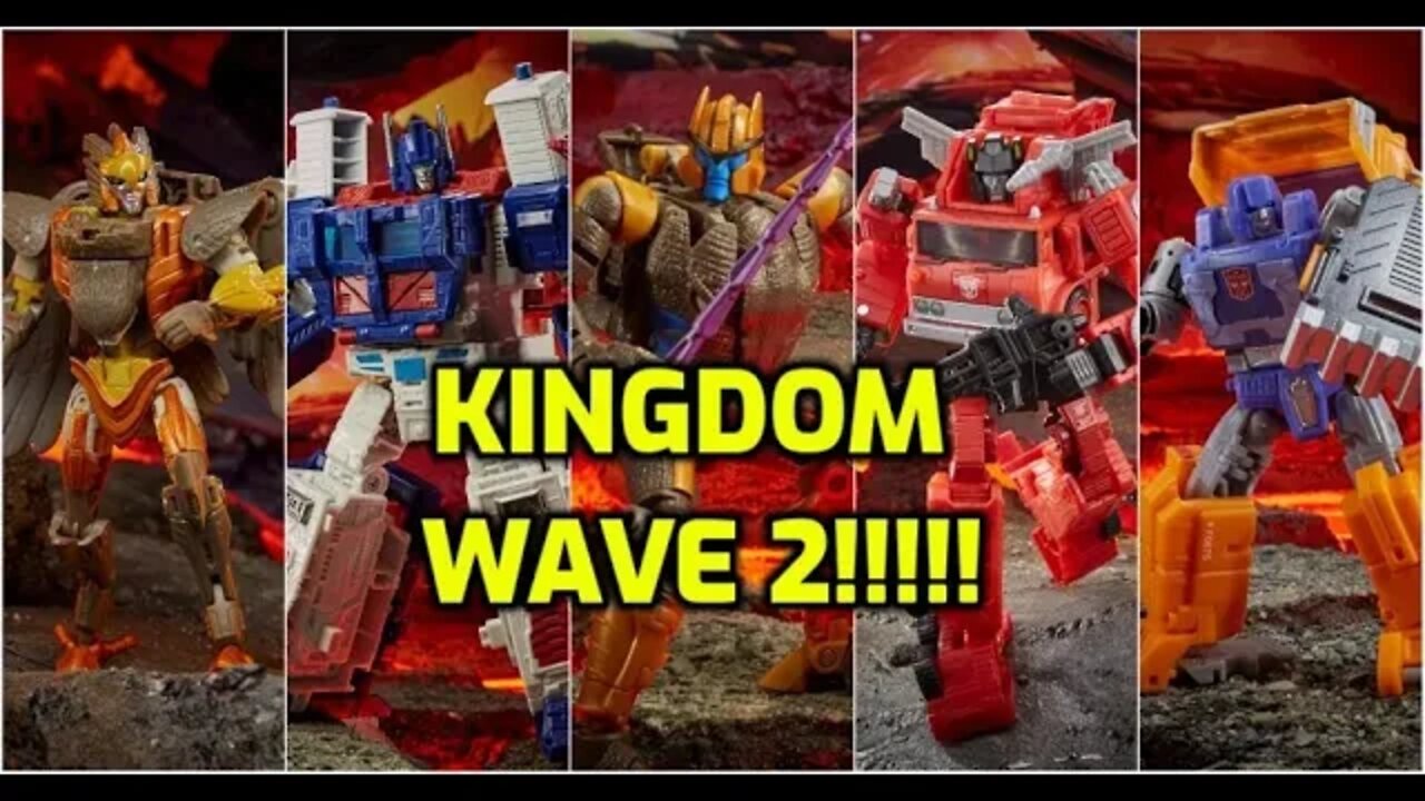 TRANSFORMERS WAR FOR CYBERTRON KINGDOM WAVE 2 - DINOBOT, AIRAZOR, ULTRA MAGNUS, HUFFER, RACTONITE