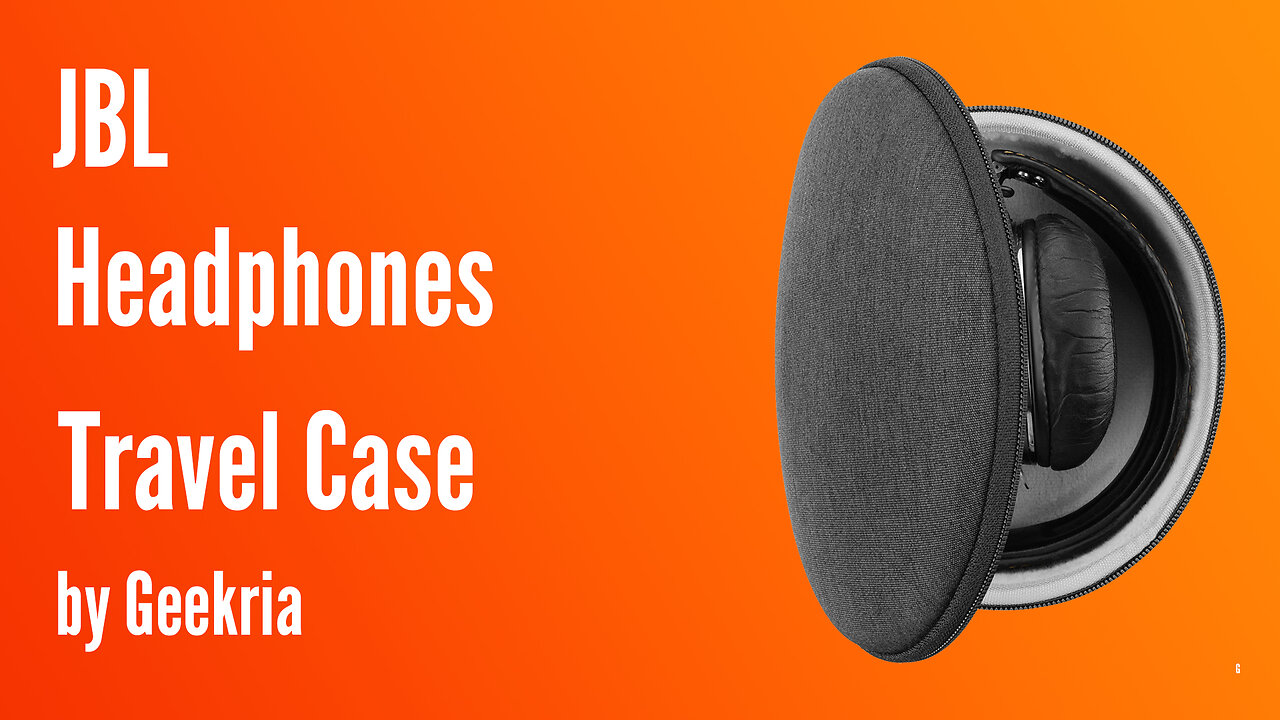 JBL Over-Ear Headphones Travel Case, Hard Shell Headset Carrying Case | Geekria