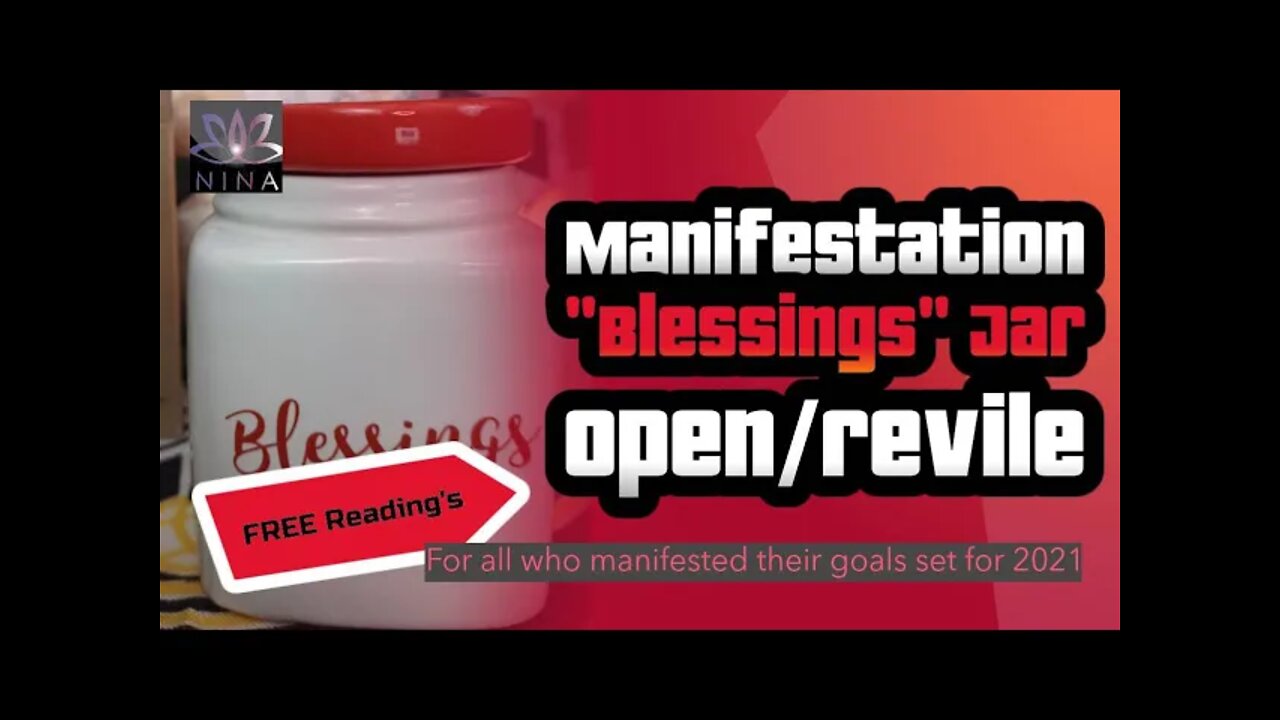 SINDAY LIVE - Opening of the "Blessings" Manifestation Jar - Make sure to be here LIVE