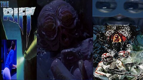 #review, #The Rift, 1990, #horror, #scifi, #action, #creepy,