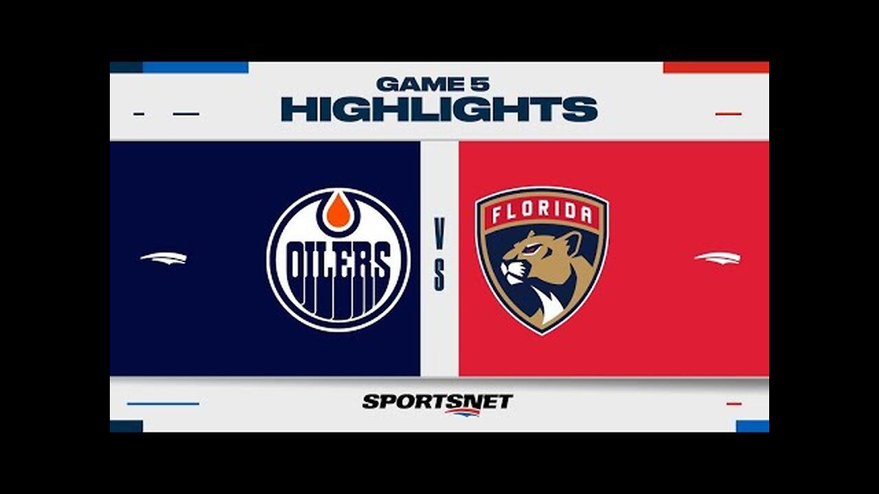 Stanley Cup Final Game 5 Highlights _ Panthers vs. Oilers - June 18, 2024