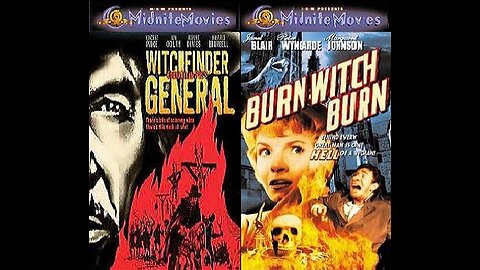 WITCHFINDER GENERAL 1968 & BURN, WITCH, BURN 1962 Wicked Witches DOUBLE FEATURE