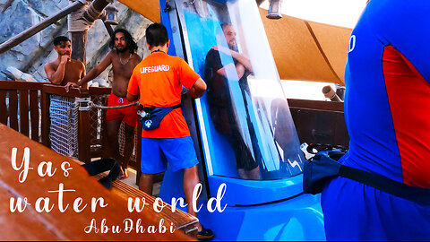 yas water world theme park AbuDhabi / This park is insane