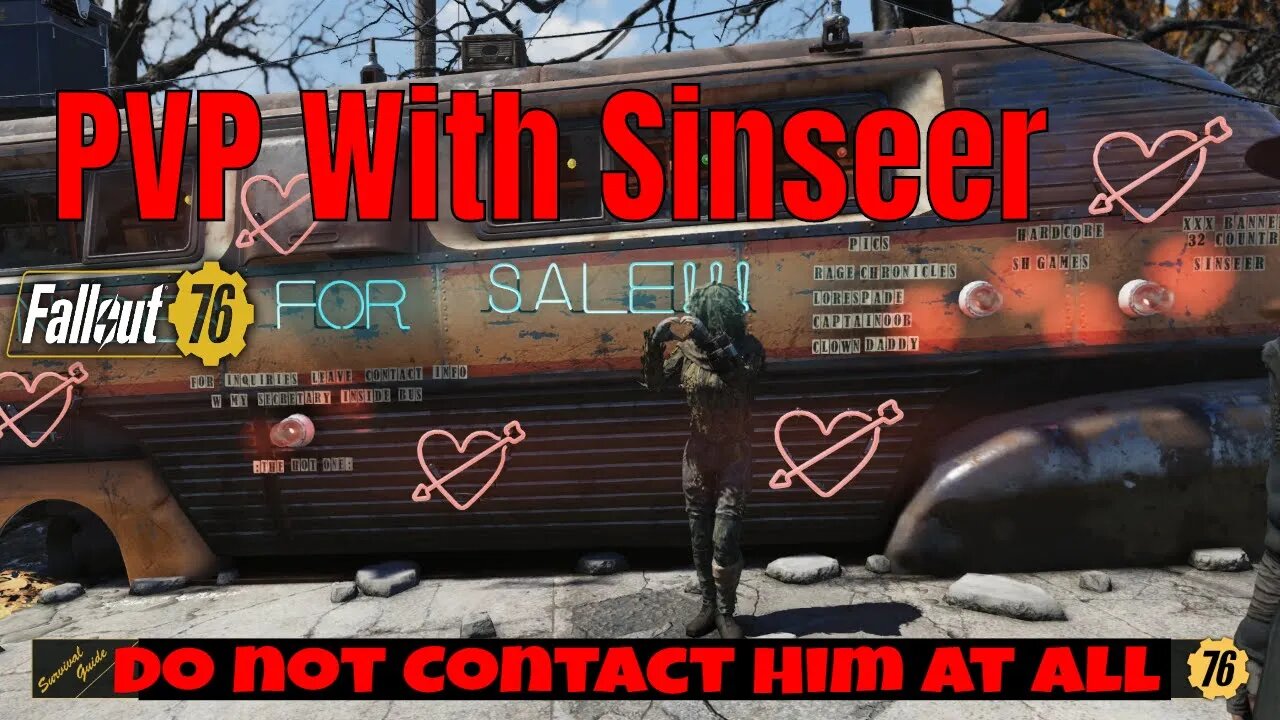 Fallout 76 PvP With Sinseer How I Got Sinseer and Myself Banned From Bethesda Discord
