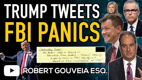 FBI hit the PANIC BUTTON after TRUMP Tweets