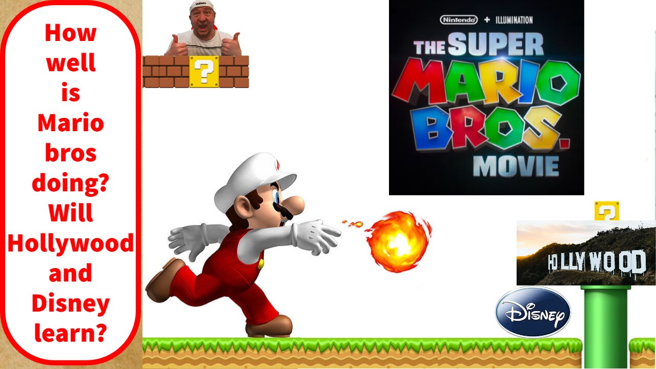 How well is Mario bros doing? Will Hollywood and Disney learn?