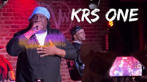 KRS One Speaking to the Crowd - Knowledge Reigns Supreme