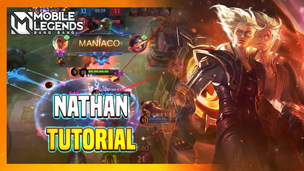 [TUTORIAL] COMO JOGAR DE NATAN | COMBOS, BUILD E EMBELMA | Mobile Legends