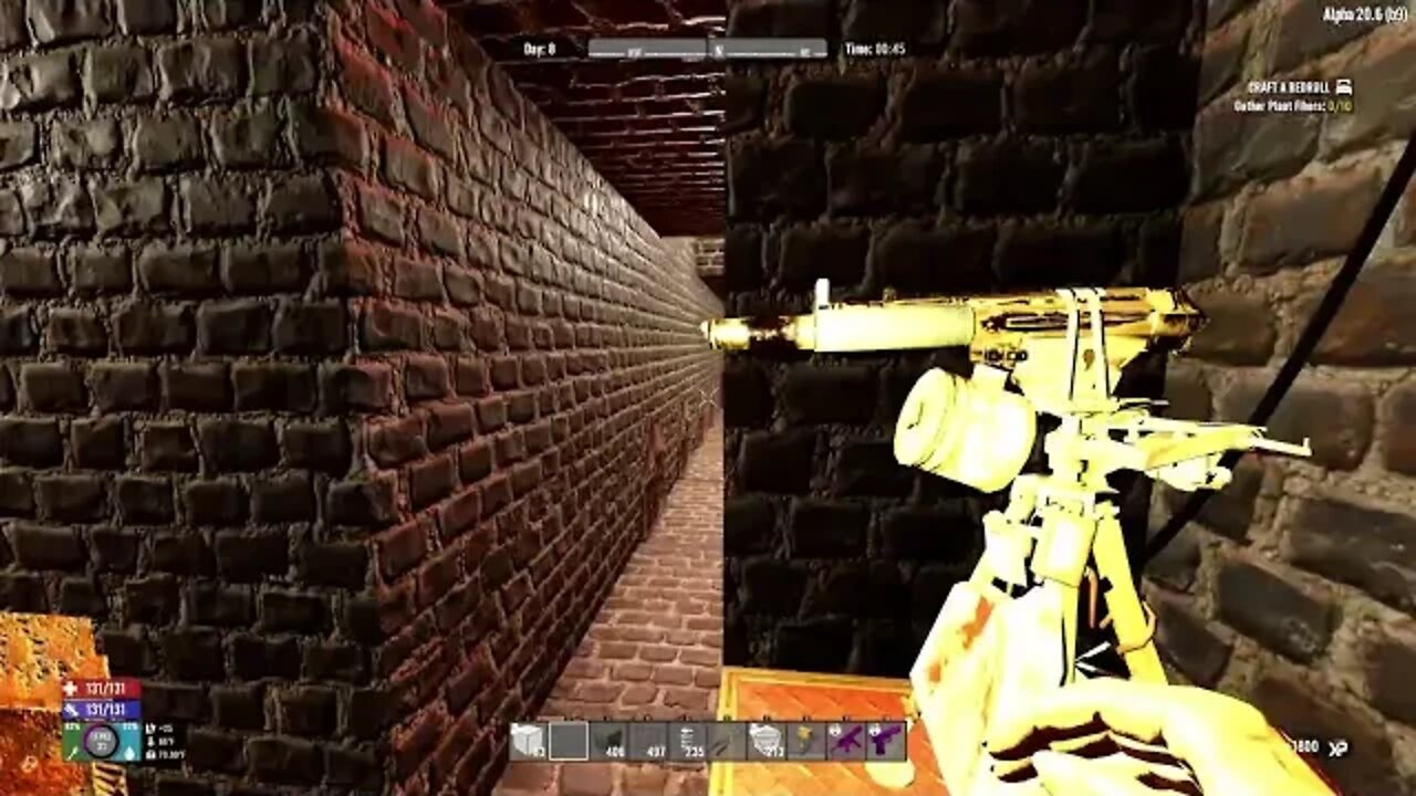 7 Days to Die - undergraund afk base Day 7 Bloodmoon Test