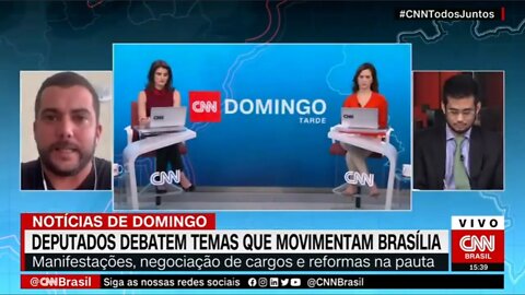 DEBATE AO VIVO NA CNN | Kim Kataguiri x Carlos Jordy