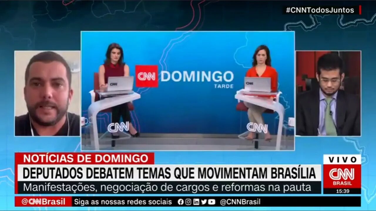 DEBATE AO VIVO NA CNN | Kim Kataguiri x Carlos Jordy
