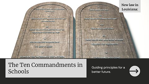 The Ten Commandments come back