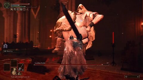 Elden Ring Volcano Manor GODSKIN NOBLE No Hit Lvl 50 NoShield Blind Run