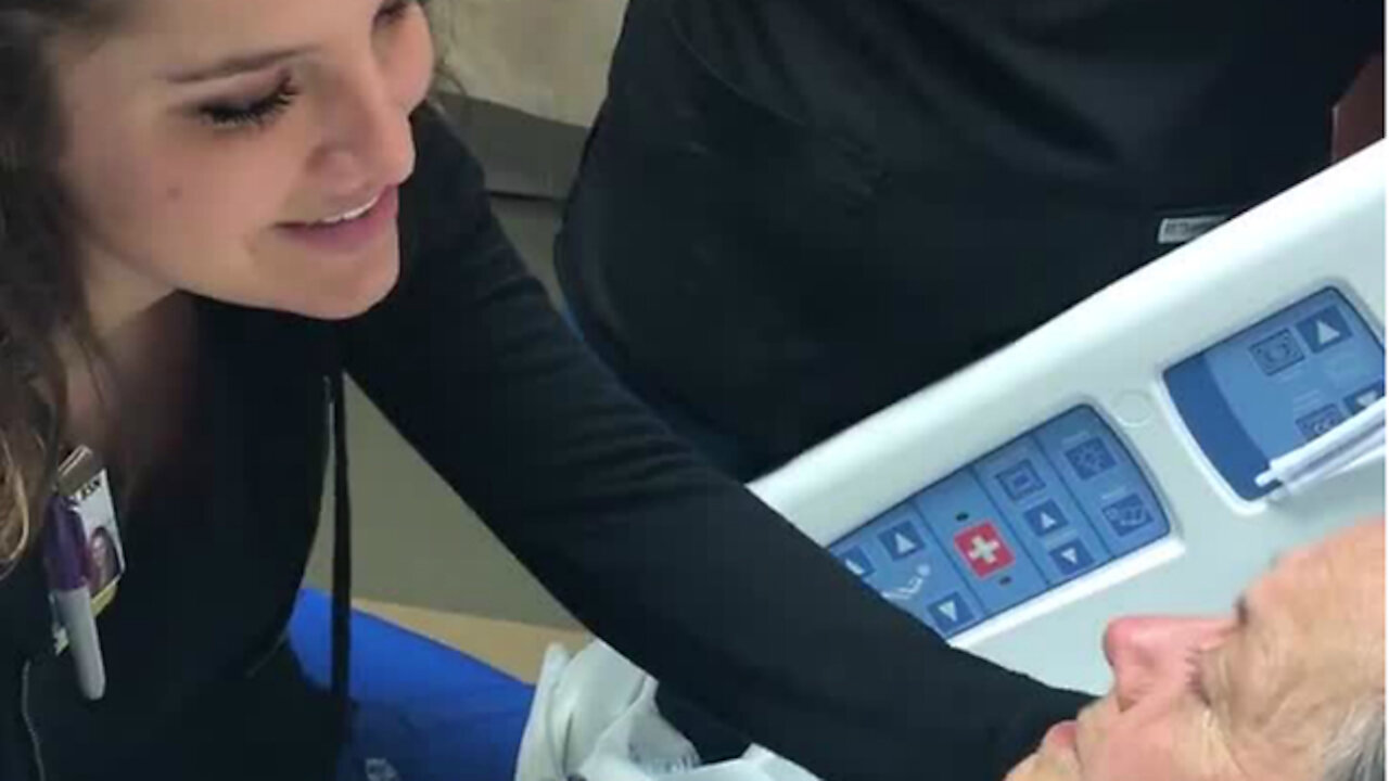 Angel Nurse Comforts Patient With Her Favorite Song