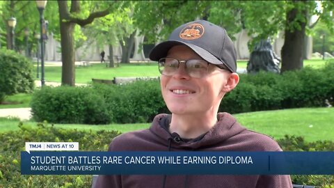 Marquette senior with cancer uses faith and positive perspective to graduate