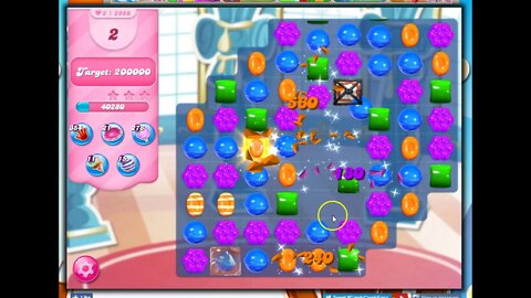 Candy Crush Level 2980 Talkthrough, 15 Moves 0 Boosters