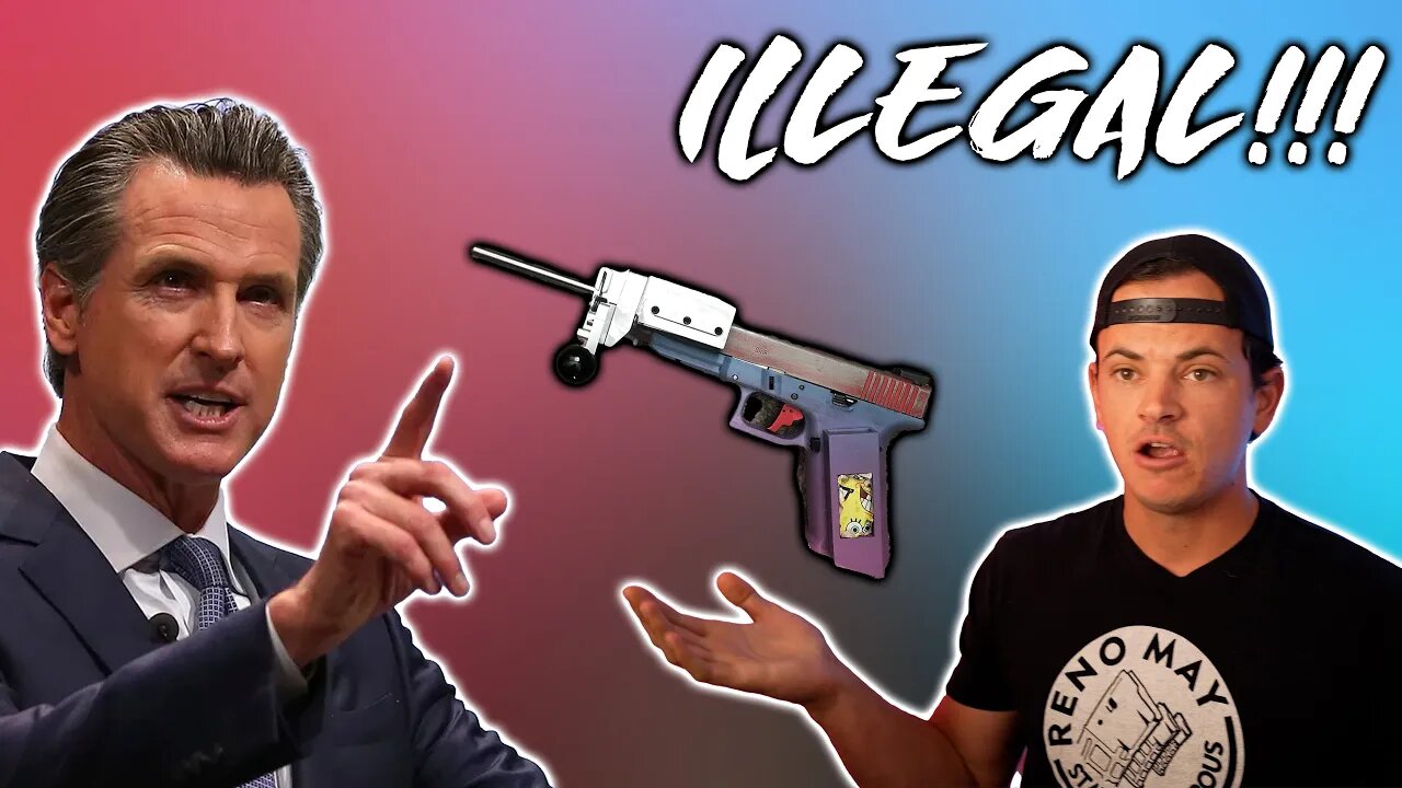 Newsom just CRIMINALIZED 3D PRINTING - No More 3D Printed Guns - AB2156