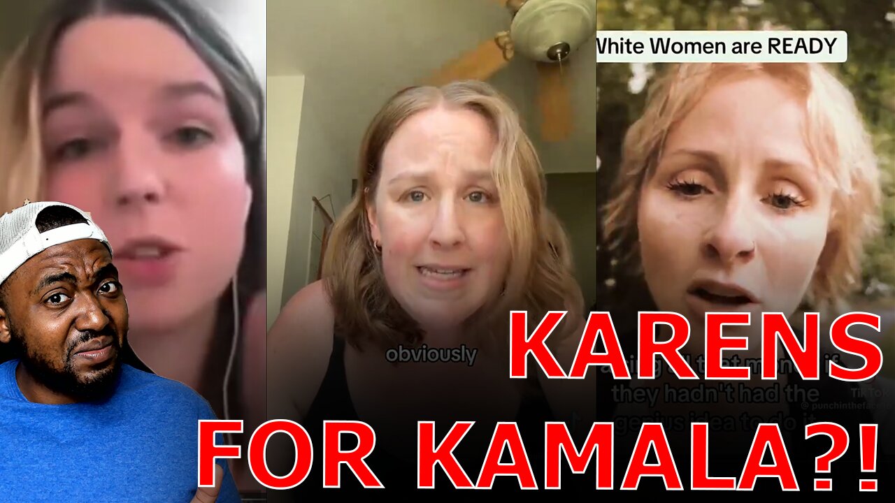 Liberal White Women Demand You Vote For Kamala And Support Black Women To Stand Up Against White Men