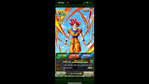 Dokkan Battle Saiyan Day God Goku Awakenjng