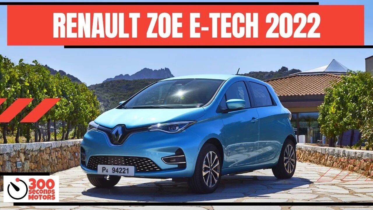 RENAULT ZOE E-TECH 2022 a new generation of electric car