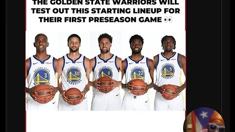 DUBS FAN REACTS TO WARRIORS PRE SEASON LINEUP !!! WTF