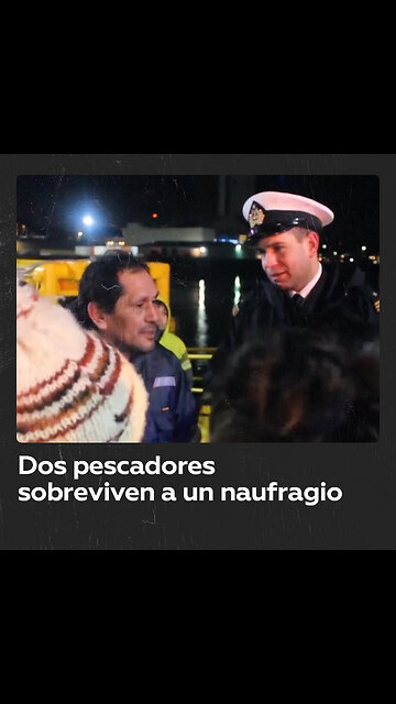 Pescadores chilenos sobreviven a naufragio flotando en tanques de petróleo