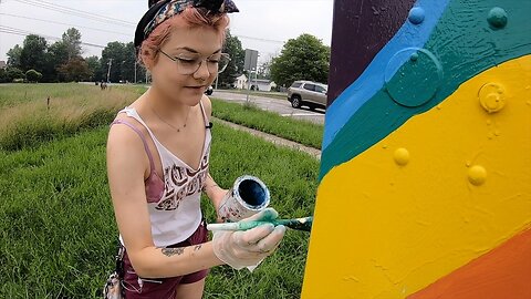 Artists are making Amherst more beautiful one traffic box at a time