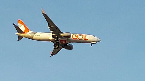 Boeing 737 MAX 8 PS-GPI vindo de Salvador para Fortaleza